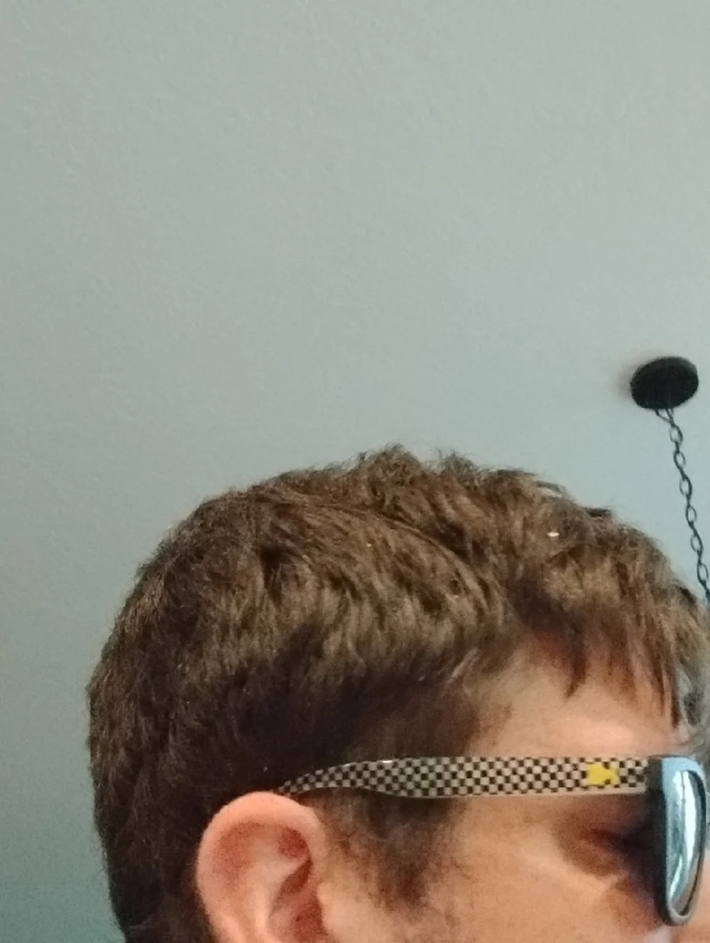 Kid's Black Knockarounds Frame Sunglasses with Checkered Arms